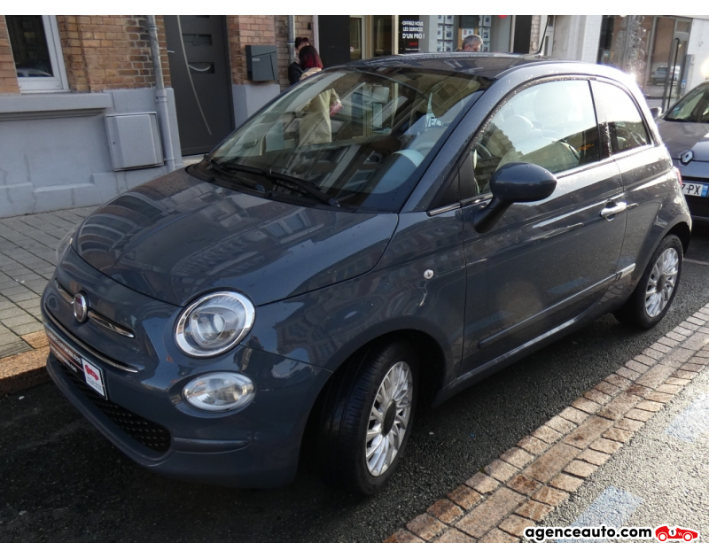 Compra de Carros Usados, Carros Usados Baratos | Auto Immo Fiat 500 II (2) 1.2 8V 69 LOUNGE Gris Ano 2019 Manuelle Essence